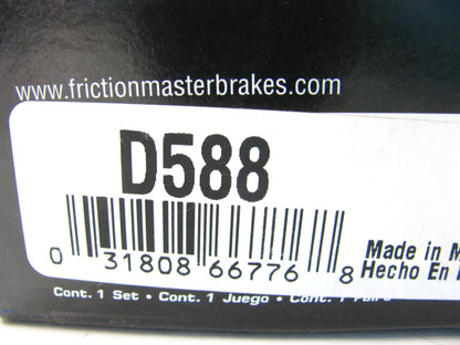 Friction Master D588 Rear Brake Pads For 93-97 Infiniti J30 95-06 Q45 03-04 M45