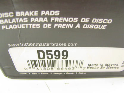 Friction Master D599 Rear Disc Brake Pads - Semi-Metallic
