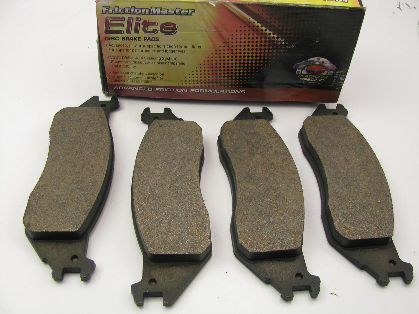 Friction Master ELT1045 Front Disc Brake Pad Set For 2004-2007 Ford E-150