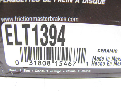 Friction Master ELT1394 Front Disc Brake Pads For 2009-12 Honda Fit 2011-12 CR-Z