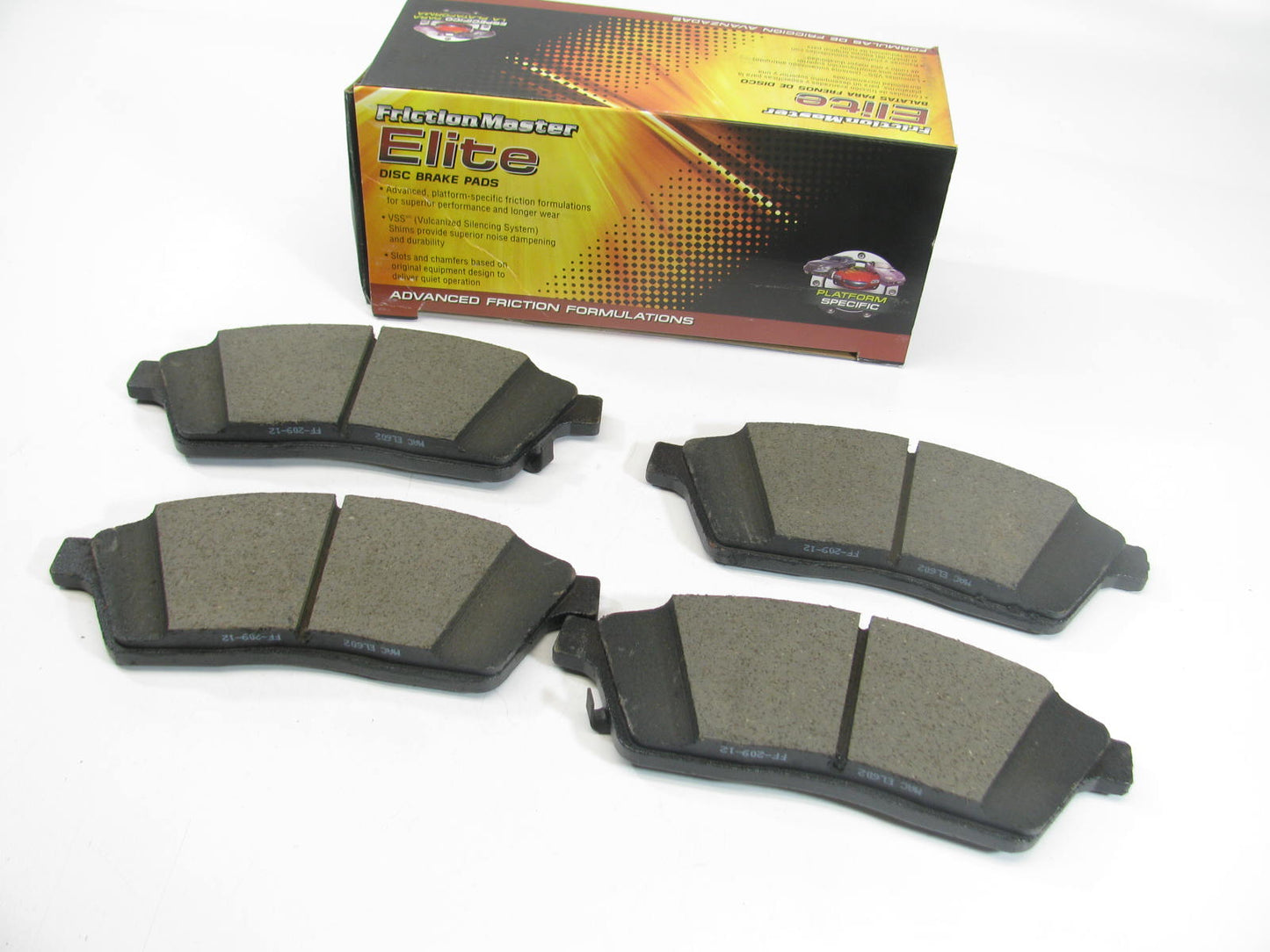 Friction Master ELT1422 Ceramic Disc Brake Pads - Front