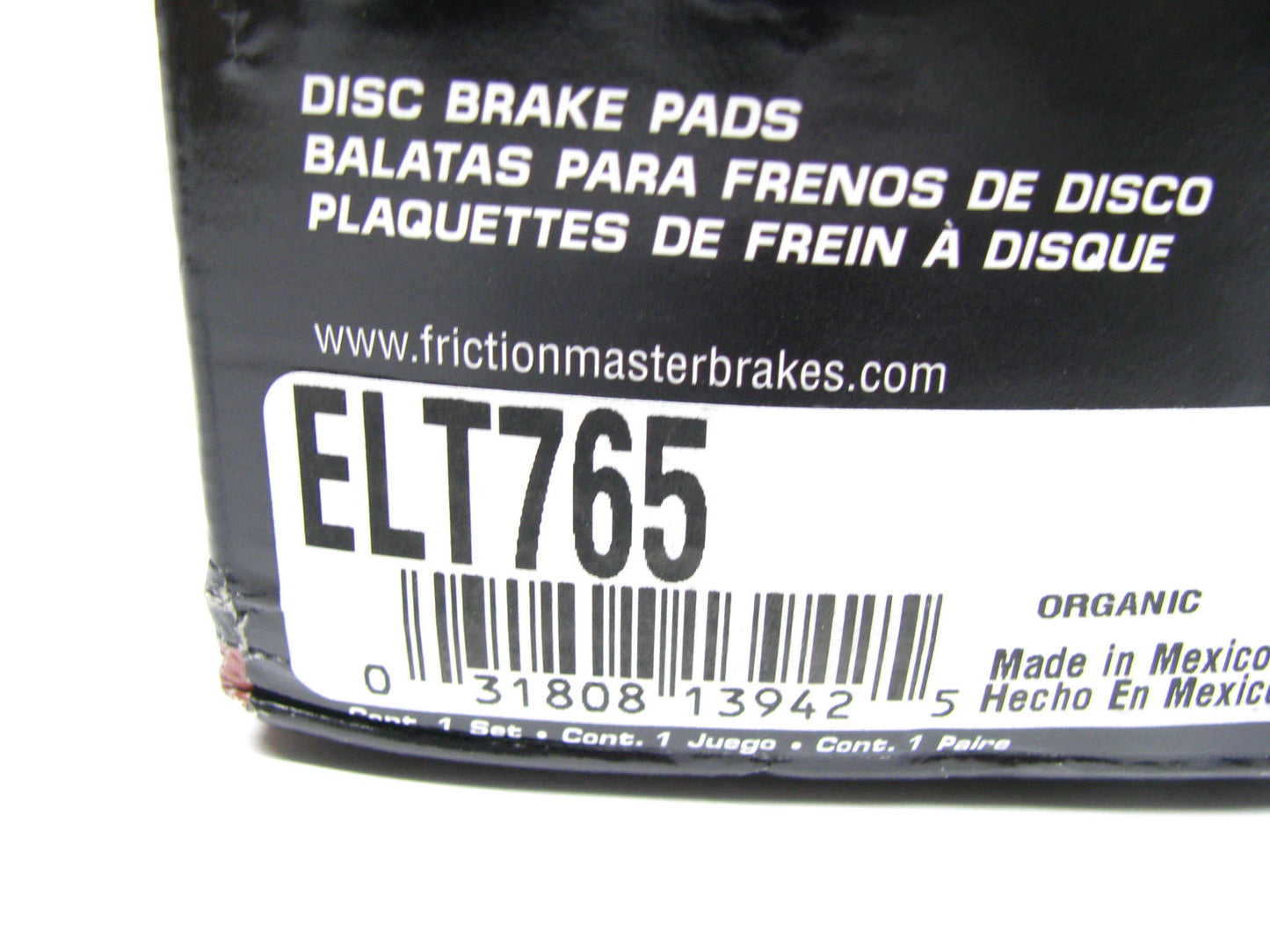 Friction Master ELT765 Front Disc Brake Pads for 1995-1999 Ford Taurus SHO