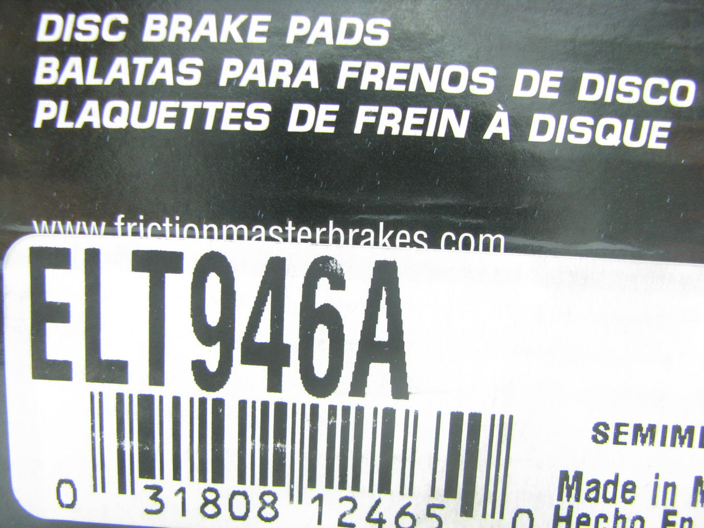 Friction Master ELT946A FRONT Brake Pads For 2003-2006 BMW M3