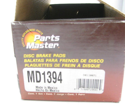 Friction Master MD1394 Front Disc Brake Pad Set - Semi-Metallic