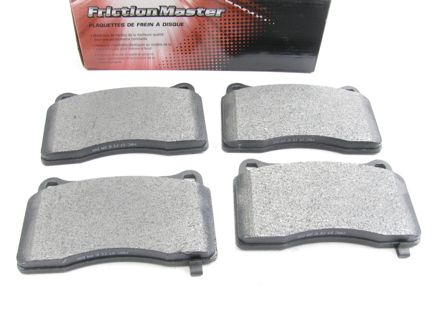 Friction Master MKD1001 Front / Rear Disc Brake Pads - Semi-Metallic