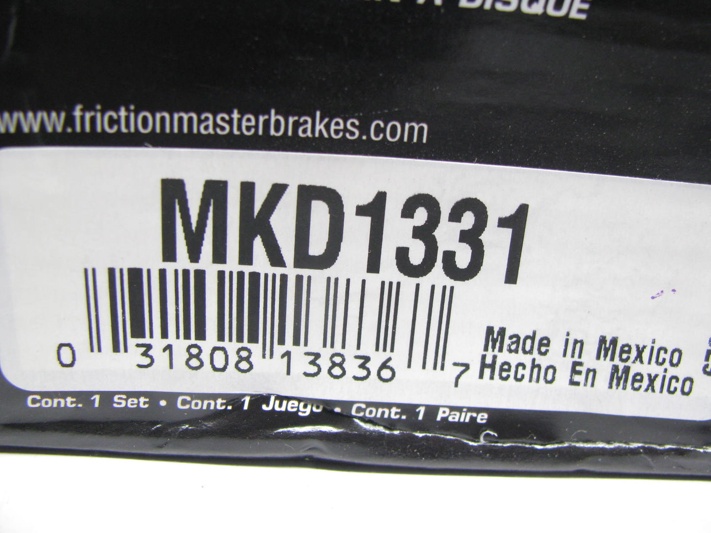 Friction Master MKD1331 Front Disc Brake Pads For 2008-2011 Cadillac CTS