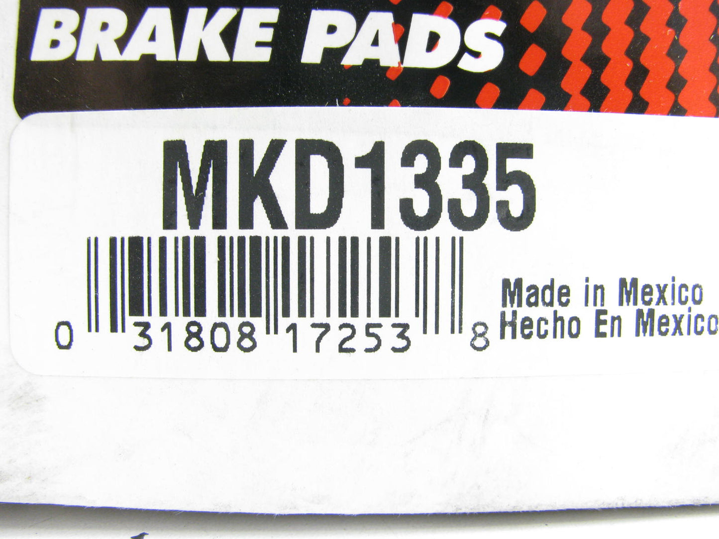 Friction Master MKD1335 Front / Rear Disc Brake Pads - Semi-Metallic