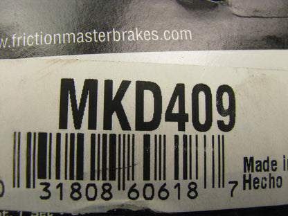 Friction Master MKD409 Front Disc Brake Pad Set - Semi-Metallic