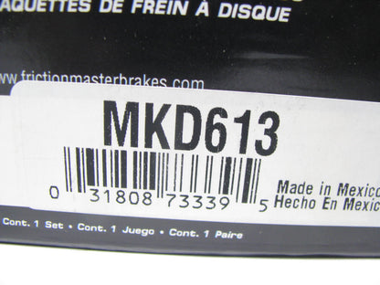 Friction Master MKD613 Rear Disc Brake Pad Set - Semi-Metallic