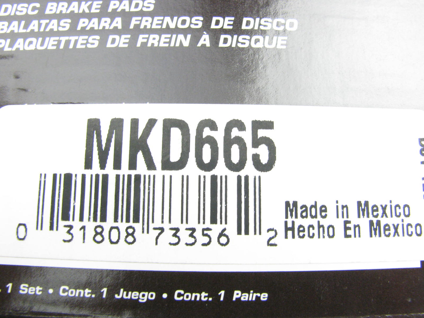 Friction Master MKD665 Front Disc Brake Pads For 1995-2000 Lexus LS400