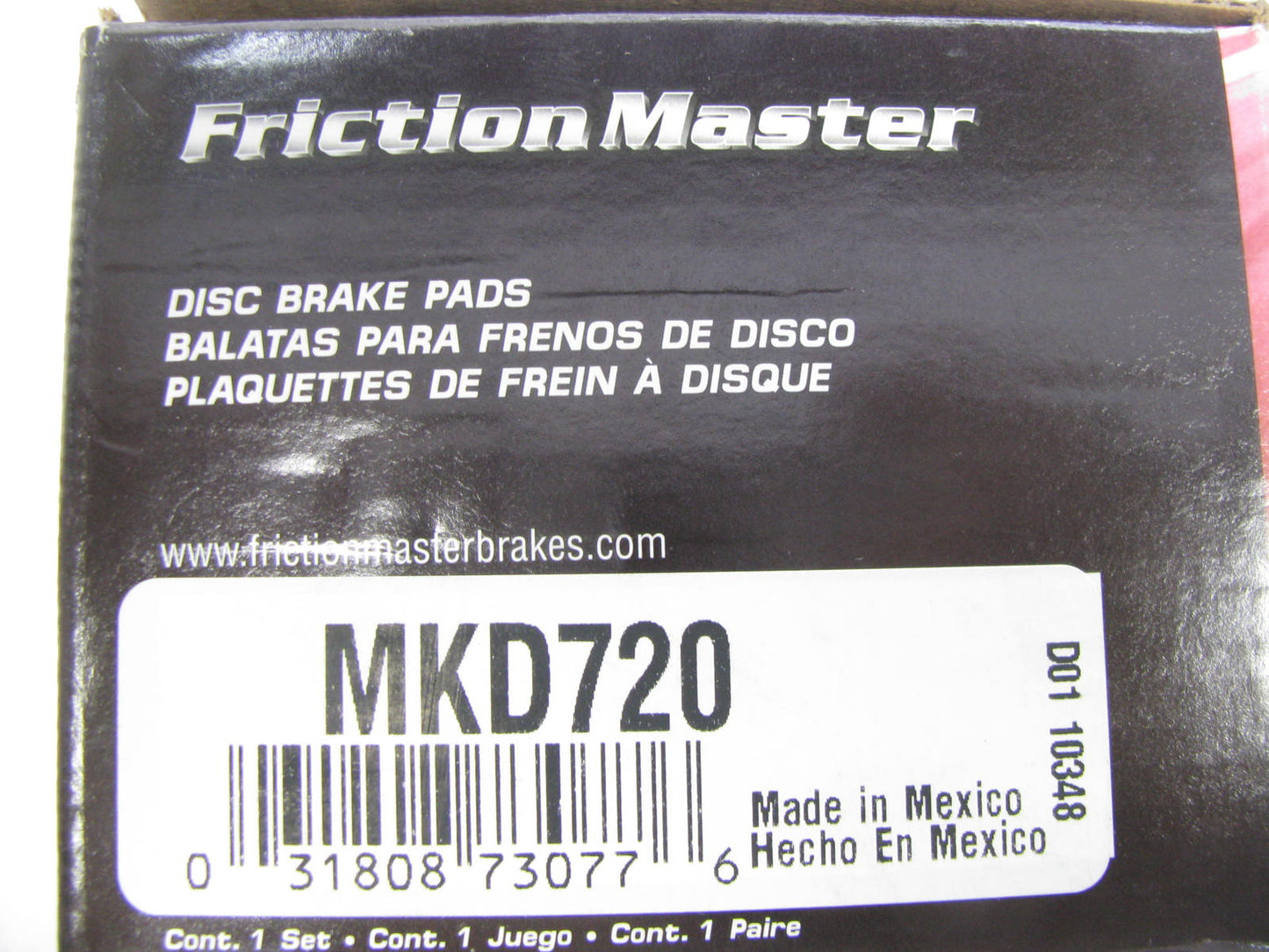 Friction Master MKD720 Front Disc Brake Pads For 1997-2001 Cadillac Catera