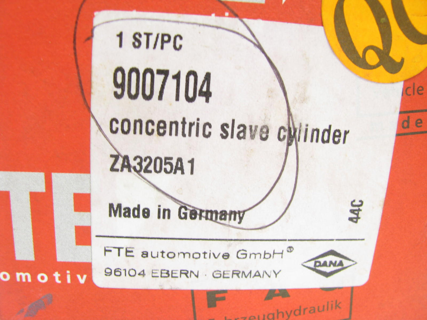 FTE 9007104 Clutch Slave Cylinder