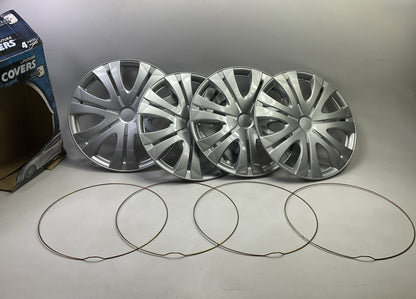 1 Cover Is Scuffed - See Photos - Futura KT1012-16SL 16'' Steel Wheel Cover Set