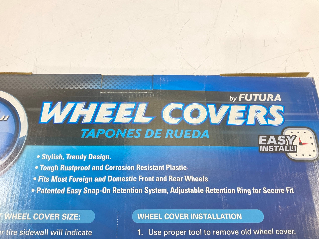 Futura KT1036-16MBK Universal 16'' Wheel Cover Set