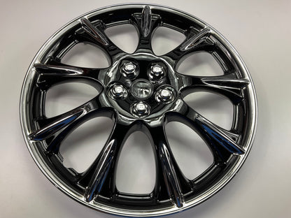 COSMETIC SCUFFS - Futura KT953-14CIB Chrome Ice Black Wheel Cover Set - 14''