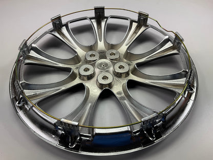 COSMETIC SCUFFS - Futura KT953-14CIB Chrome Ice Black Wheel Cover Set - 14''