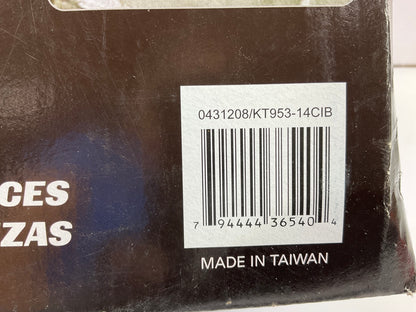 COSMETIC SCUFFS - Futura KT953-14CIB Chrome Ice Black Wheel Cover Set - 14''