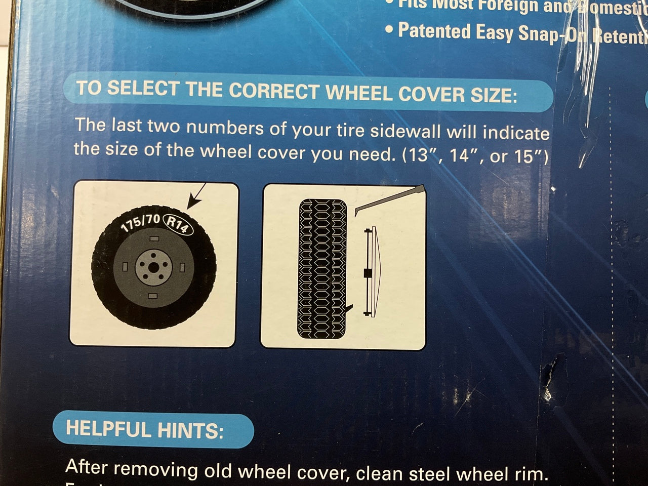 COSMETIC SCUFFS - Futura KT957-14SL Universal 14'' Wheel Cover Set