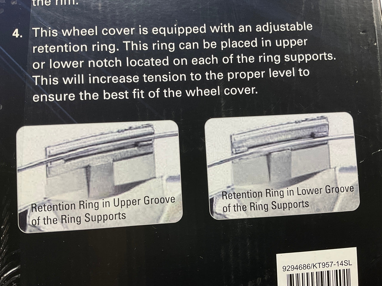 COSMETIC SCUFFS - Futura KT957-14SL Universal 14'' Wheel Cover Set