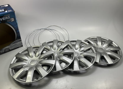 COSMETIC SCRATCH - Futura KT985-15SL Universal 15'' Wheel Cover Set - SILVER
