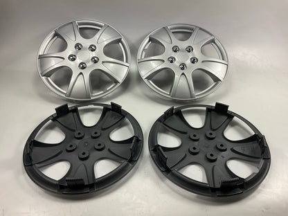 Futura KT990-15SL 15'' Plastic Wheel Cover Set, Silver Lacquer (Alloy Color)