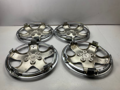 Futura KT998-14C Chrome 5-Spole Pattern Steel Wheel Cover Set - 14''