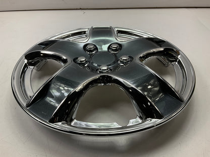 Futura KT998-14C Chrome 5-Spole Pattern Steel Wheel Cover Set - 14''
