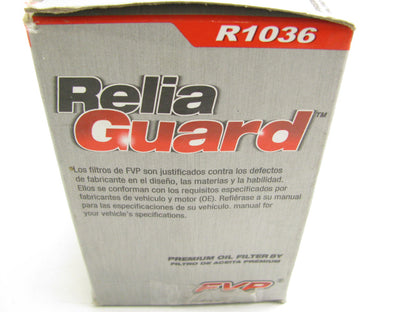 FVP R1036 Oil Filter Replaces PH3980 51190 L20173 PH51A LF234 LF3554 P550051