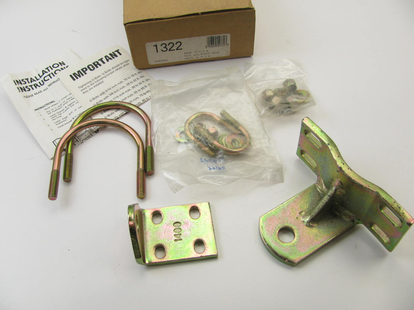 Gabriel 1322 Steering Stabilizer Bracket Install Kit (Installation Kit)