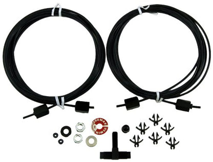 Gabriel GB141099 Adjustable Air Shocks Install Hose Fittings Kit (Single Valve)