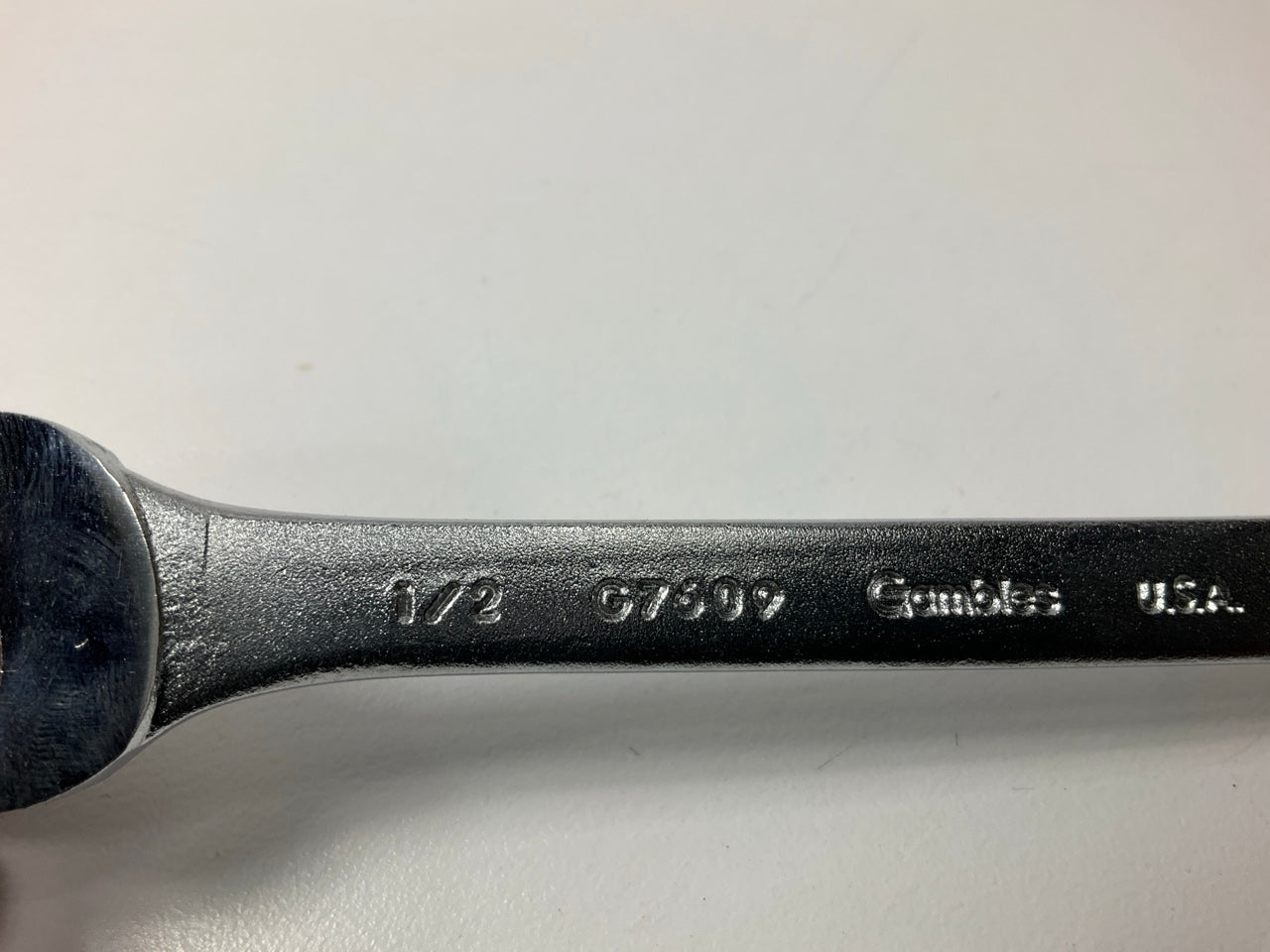 VINTAGE - Gambles G7609 Double Open-Head Wrench, 1/2'' & 9/16'' - MADE IN USA