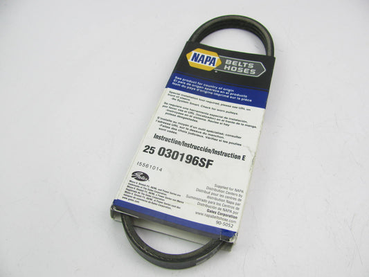 Gates 030196SF Stretch Serpentine Belt - 0.42'' X 20.00'' - 3 Ribs