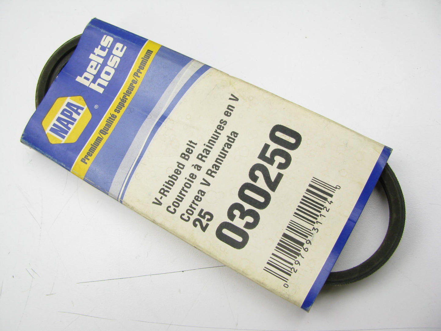 Gates 030250 Serpentine Belt - 0.42'' X 25.50'' - 3 Ribs