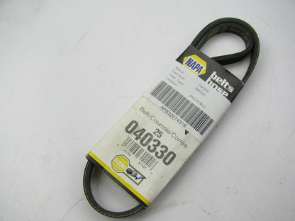 Gates 040330 Serpentine Belt - 0.56'' X 33.50'' - 4 Ribs