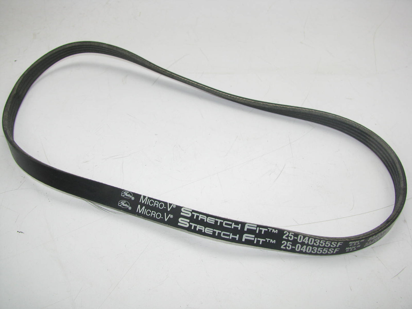 Gates 040355SF Stretch Serpentine Belt - 0.56'' X 36.00'' - 4 Ribs