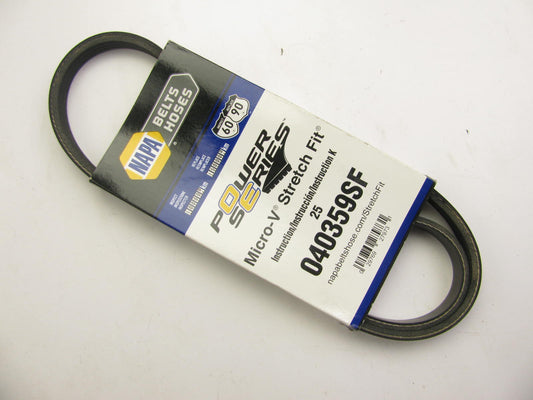 Gates 040359SF Stretch Fit Serpentine Belt - 0.56'' X 40.25'' - 4 Ribs