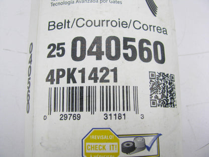 Gates 040560 Serpentine Belt - 0.56'' X 56.50'' - 4 Ribs