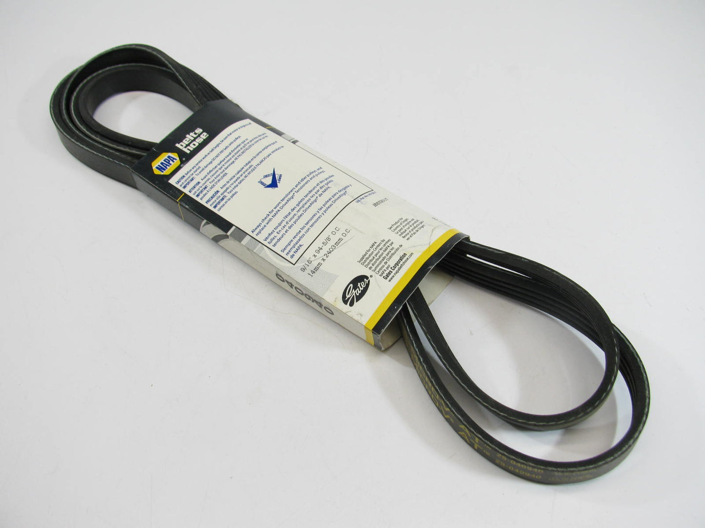 Gates 040940 Serpentine Belt - 0.56'' X 94.50'' - 4 Ribs