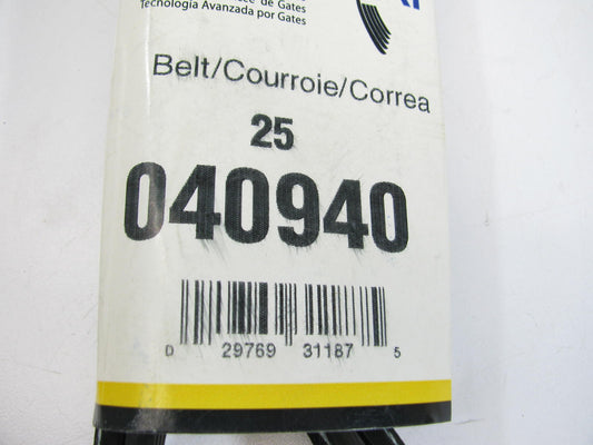 Gates 040940 Serpentine Belt - 0.56'' X 94.50'' - 4 Ribs