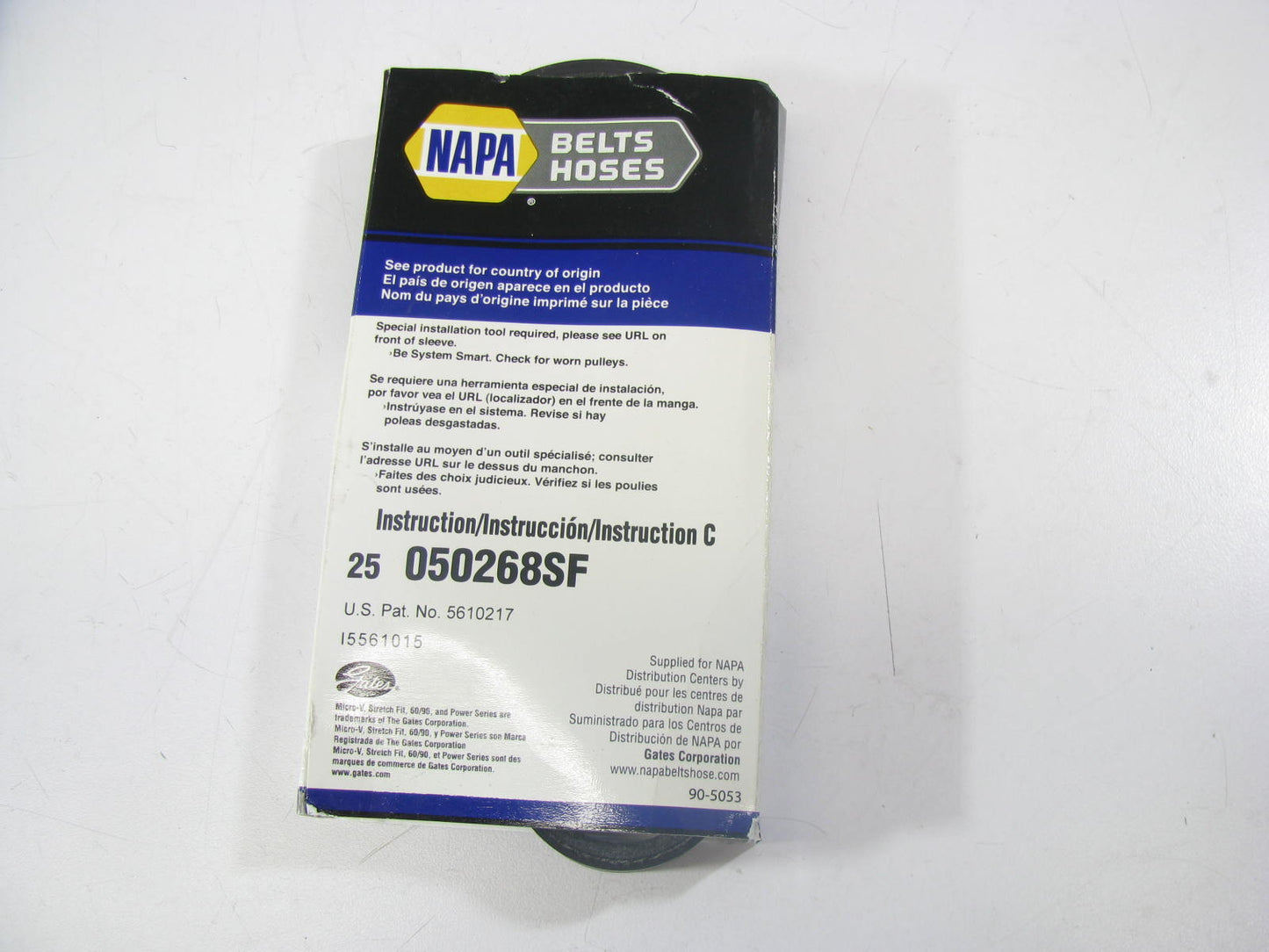 Gates 050268SF Stretch Fit Serpentine Belt