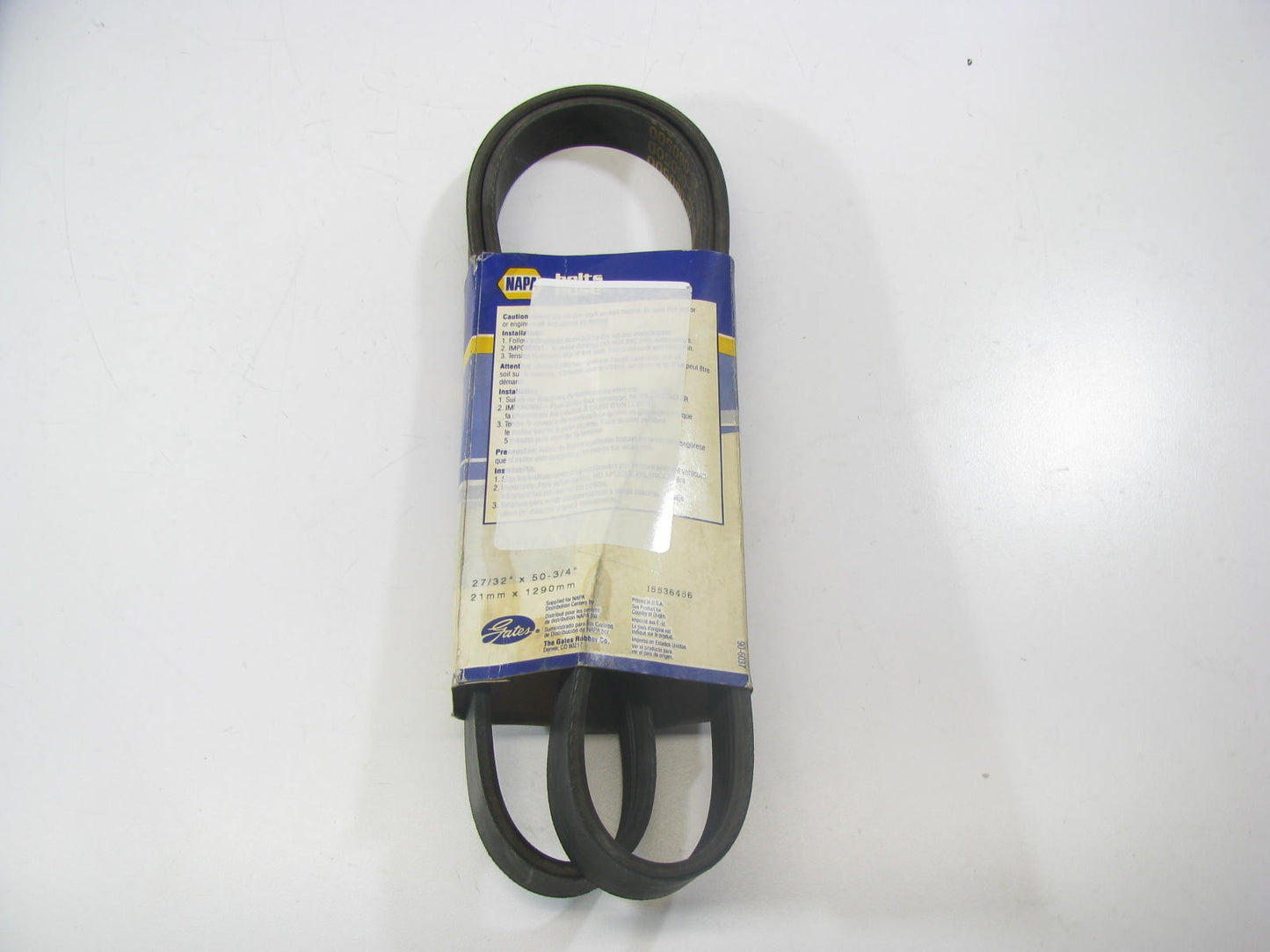 Gates 060500 Serpentine Belt - 0.84'' X 50.50'' - 6 Ribs