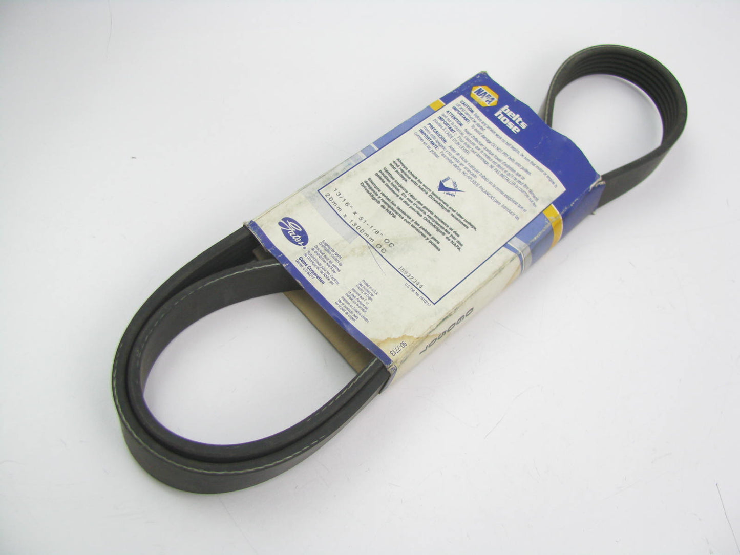 Gates 060507 Serpentine Belt - 0.84'' X 51.375'' - 6 Ribs