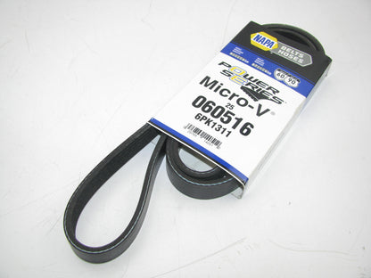 Gates 060516 Serpentine Belt - 0.84'' X 52.175'' - 6 Ribs