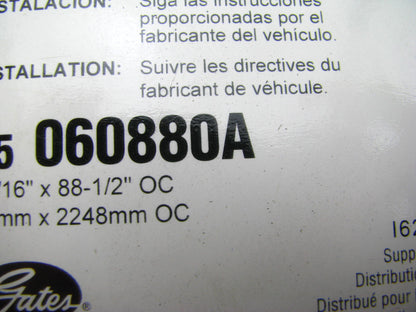 Gates 060880A Serpentine Belt - 0.84'' X 88.50'' - 6 Ribs