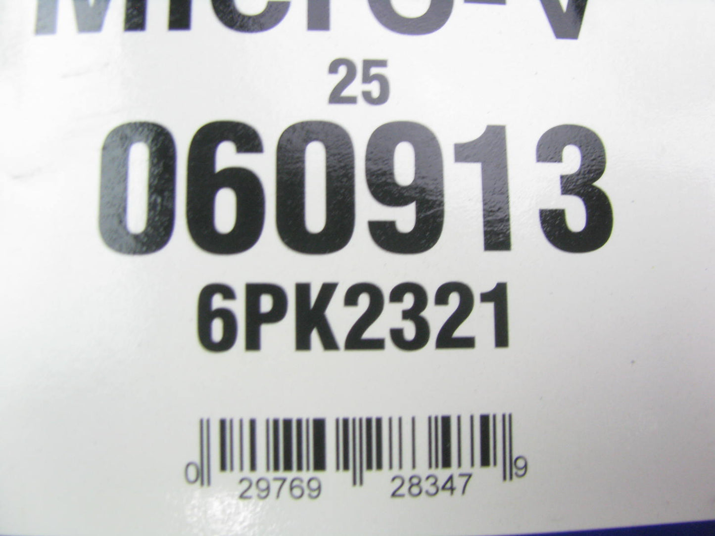 Gates 060913 Serpentine Belt - 0.84'' X 92.00'' - 6 Ribs