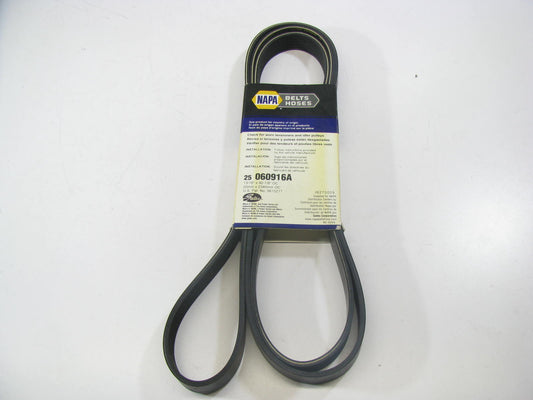 Gates 060916A Aramid Serpentine Belt - 0.84'' X 92.25'' - 6 Ribs