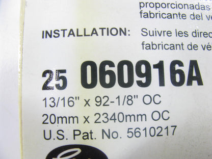 Gates 060916A Aramid Serpentine Belt - 0.84'' X 92.25'' - 6 Ribs
