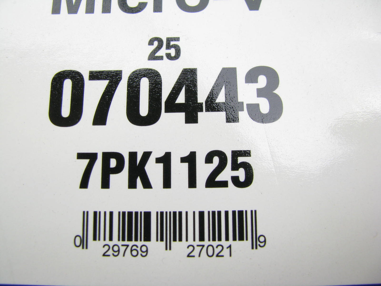 Gates 070443 Serpentine Belt - 0.98'' X 45.00'' - 7 Ribs