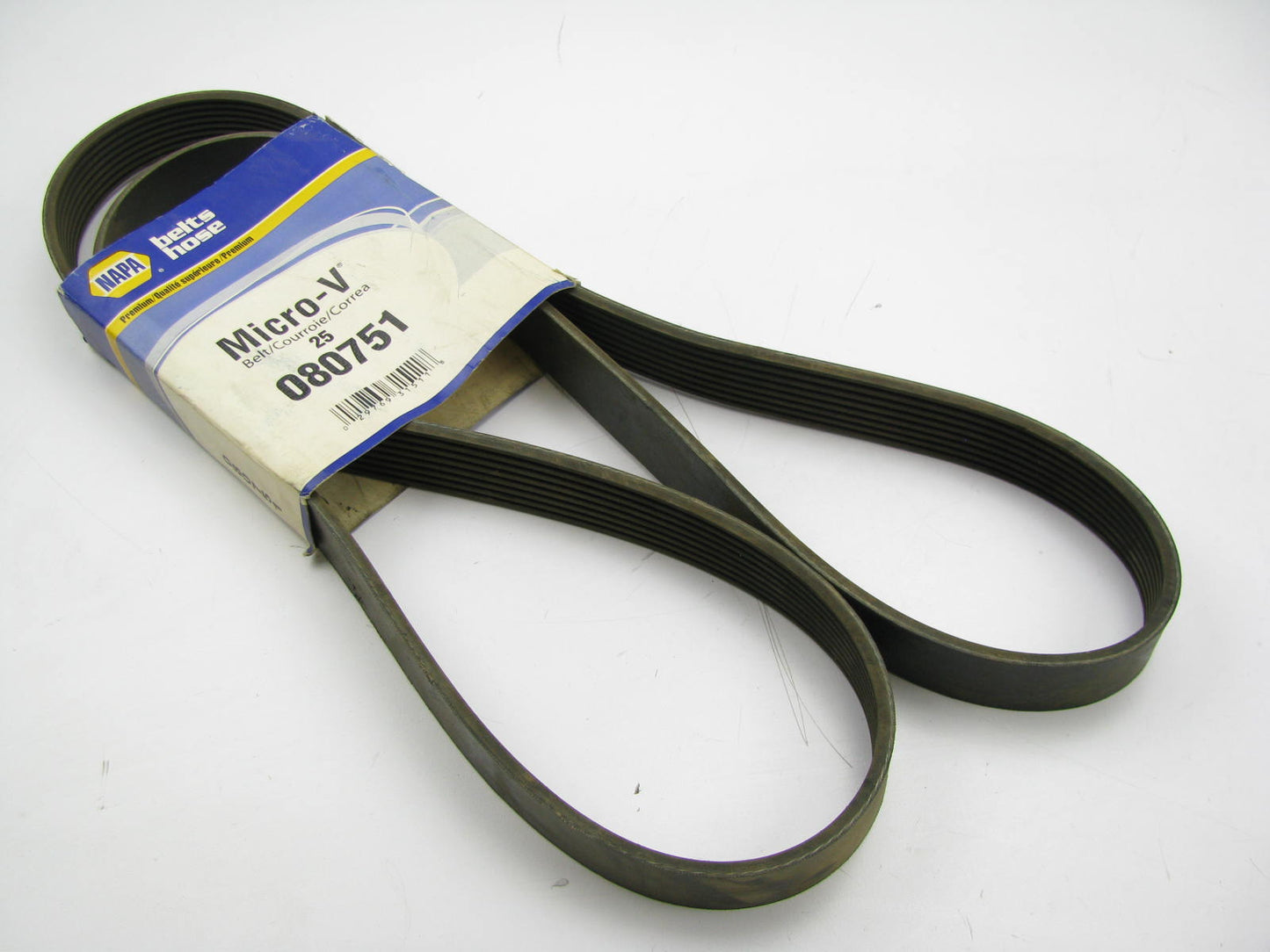 Gates 080751 Serpentine Belt - 1.12'' X 75.50'' - 8 Ribs