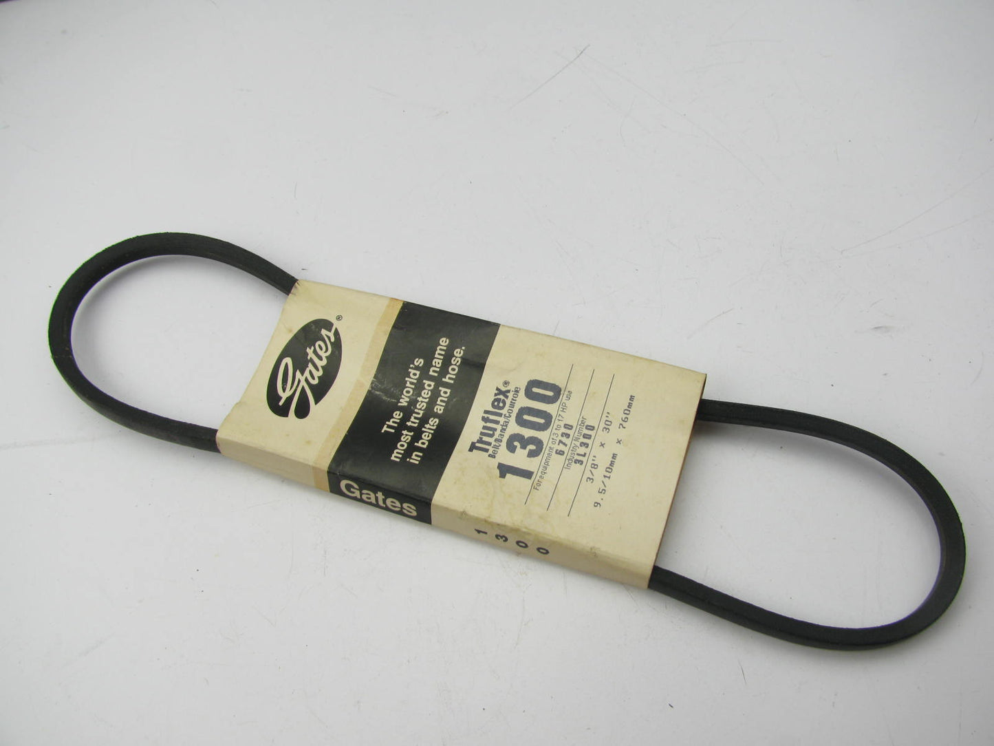Gates 1300 Power Equipment Accessory Drive Belt - 3/8'' X 30''